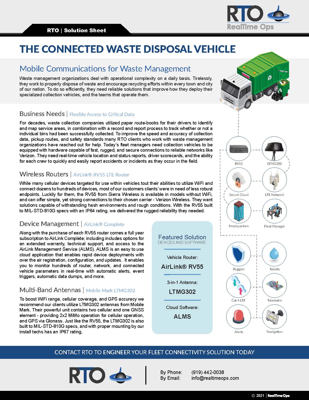 Garbage Truck Cellular Networking Hardware and Solutions