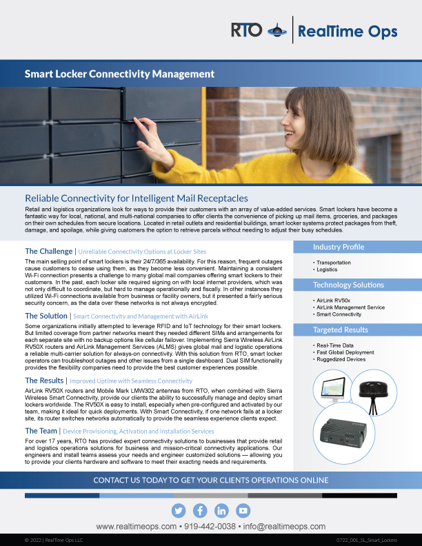 Smart Locker Site Management