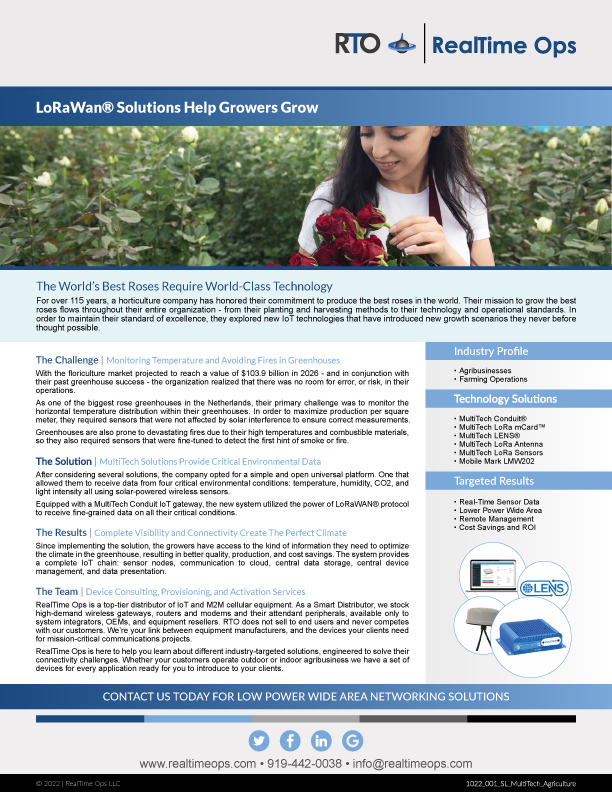 LoRaWAN Agribusinesses