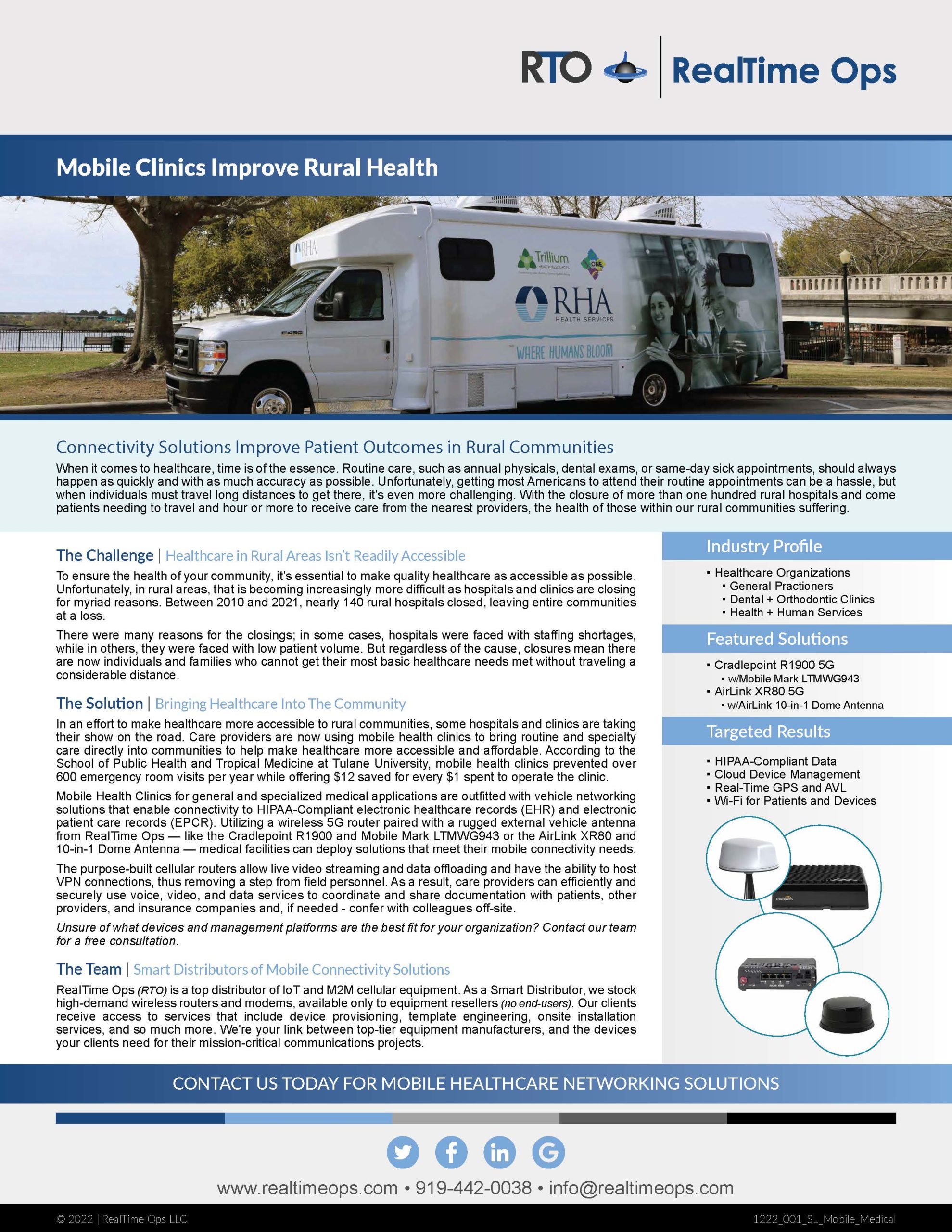 Mobile Clinic Connectivity